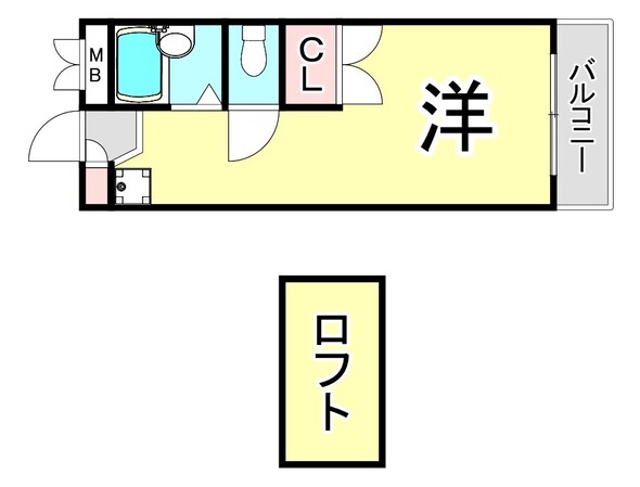 レオパレス夙川の物件間取画像